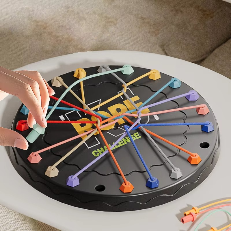 Knots Rope Untangling Table Logic Puzzle Board